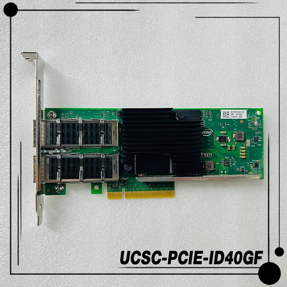 Cisco UCSC-PCI-ID40GFintel호환 XL710-QDA2 듀얼 포트 40 기가비트 광섬유 NIC용