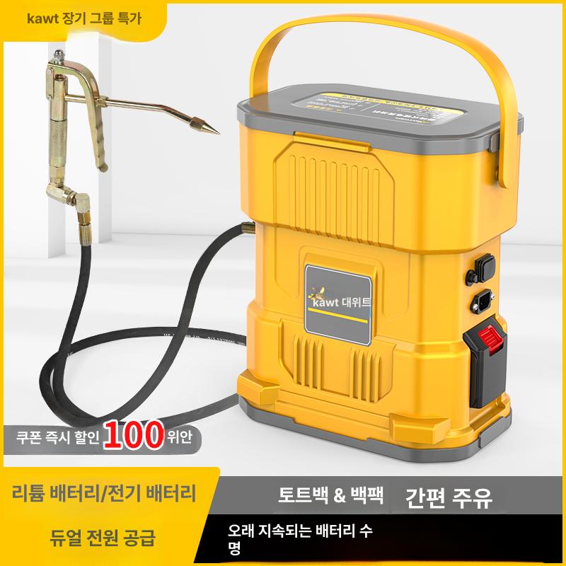 자동 구리스 주입기 고압 전동에어 공압 충전식 오일 펌프 구리스펌프 전동 자동구리스주입기 - 상세 이미지 2