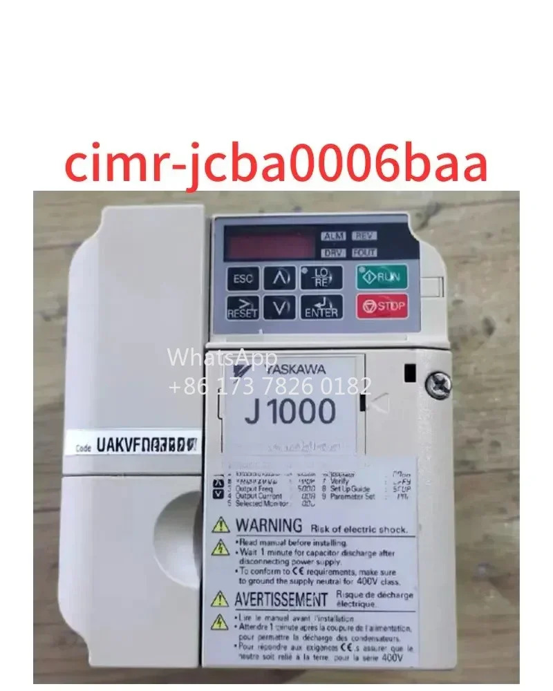리퍼 인버터 CIMR-JCBA0006BAA 1.1kw 220v