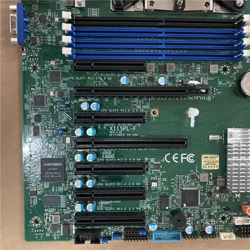 Supermicro LGA3647 서버 마더보드 C621 DDR4X11SPL-F