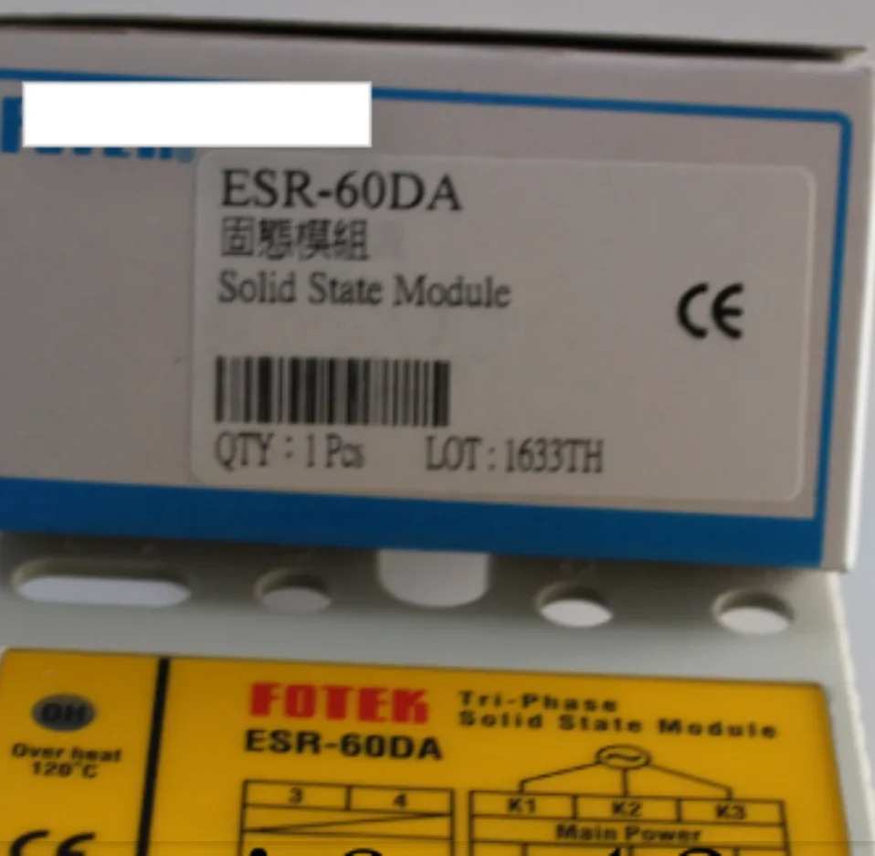 오리지널 Fotek 3상 무접점 계전기 ESR-60DA-H ESR-60DA