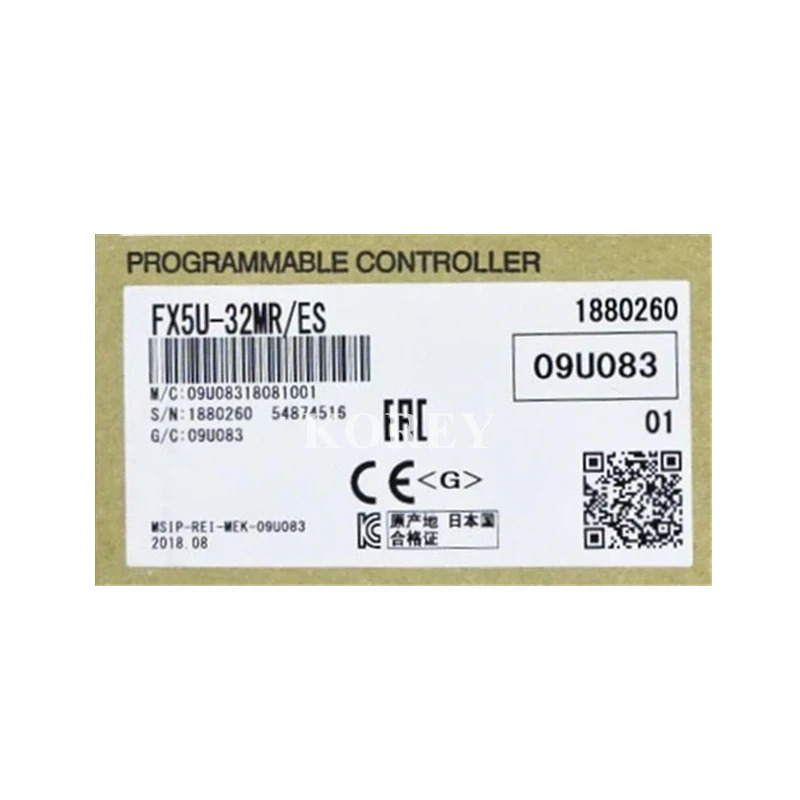 PLC 프로그래밍 컨트롤러 FX5U-32MR-ES FX5U-32MT-ES FX5U-64MR-ES 신