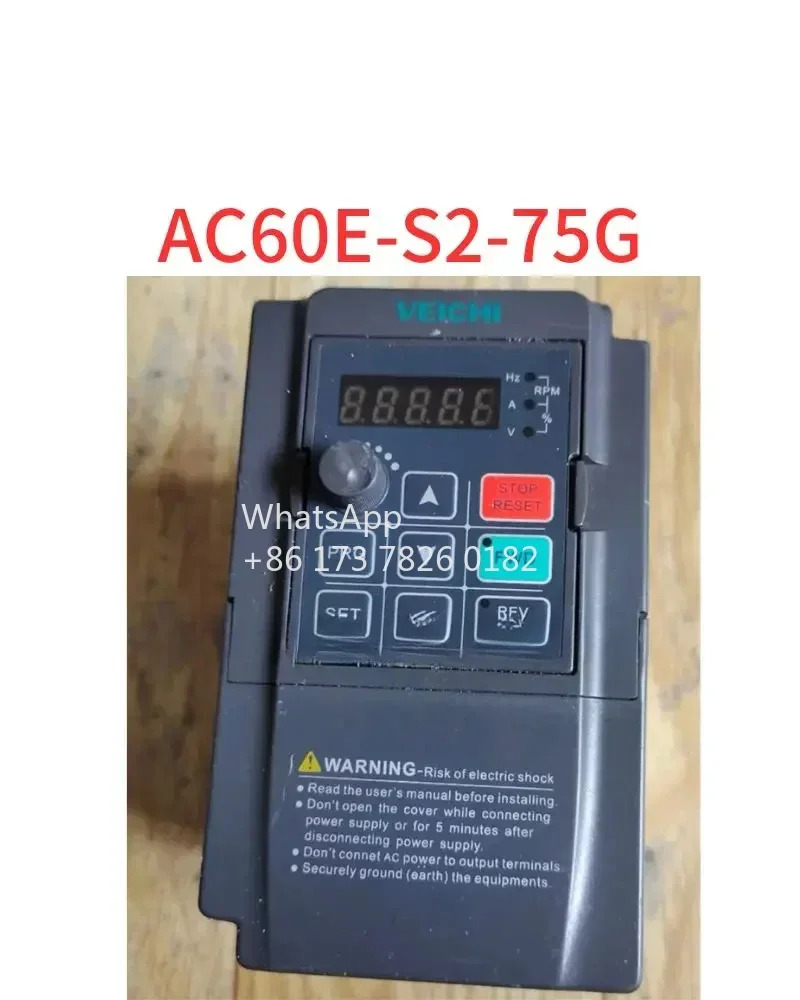 리퍼된 주파수 변환기 ac60e-s2-75g 0.75kw 220v