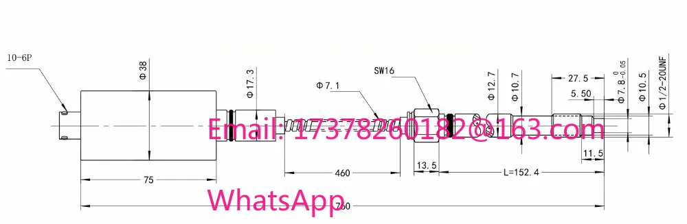ZHYQ PT124B121 50MpaM14 유연줄기 용융 압력 트랜스미터 출력 0-10V