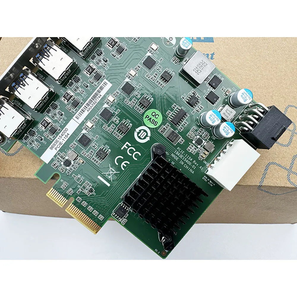 어드밴텍 산업4포트 Usb3.0 이미지 수집 카드 산업카메라 육안 검사 PCI-1154