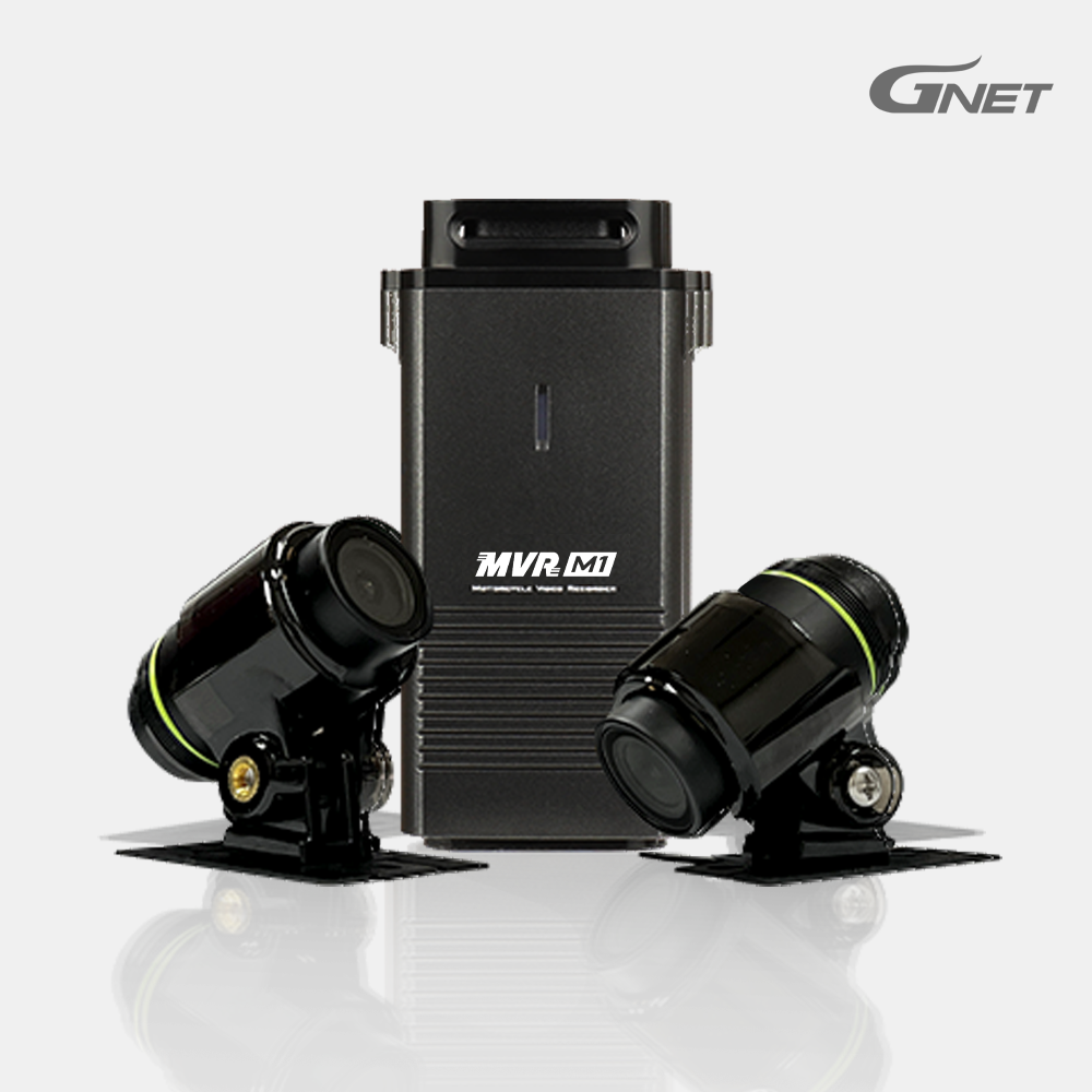 지넷 MVR M1 오토바이 바이크 블랙박스 2채널 FHD 완전방수 제품 이미지
