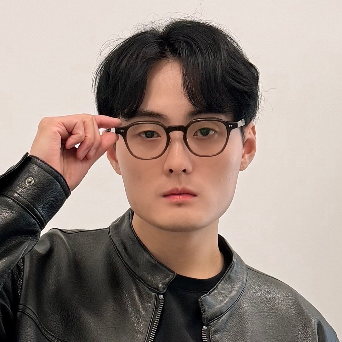여자 남자 뿔테 안경 스퀘어 데일리 아넬형 빈티지 프레임픽 새턴 C1 이미지 7