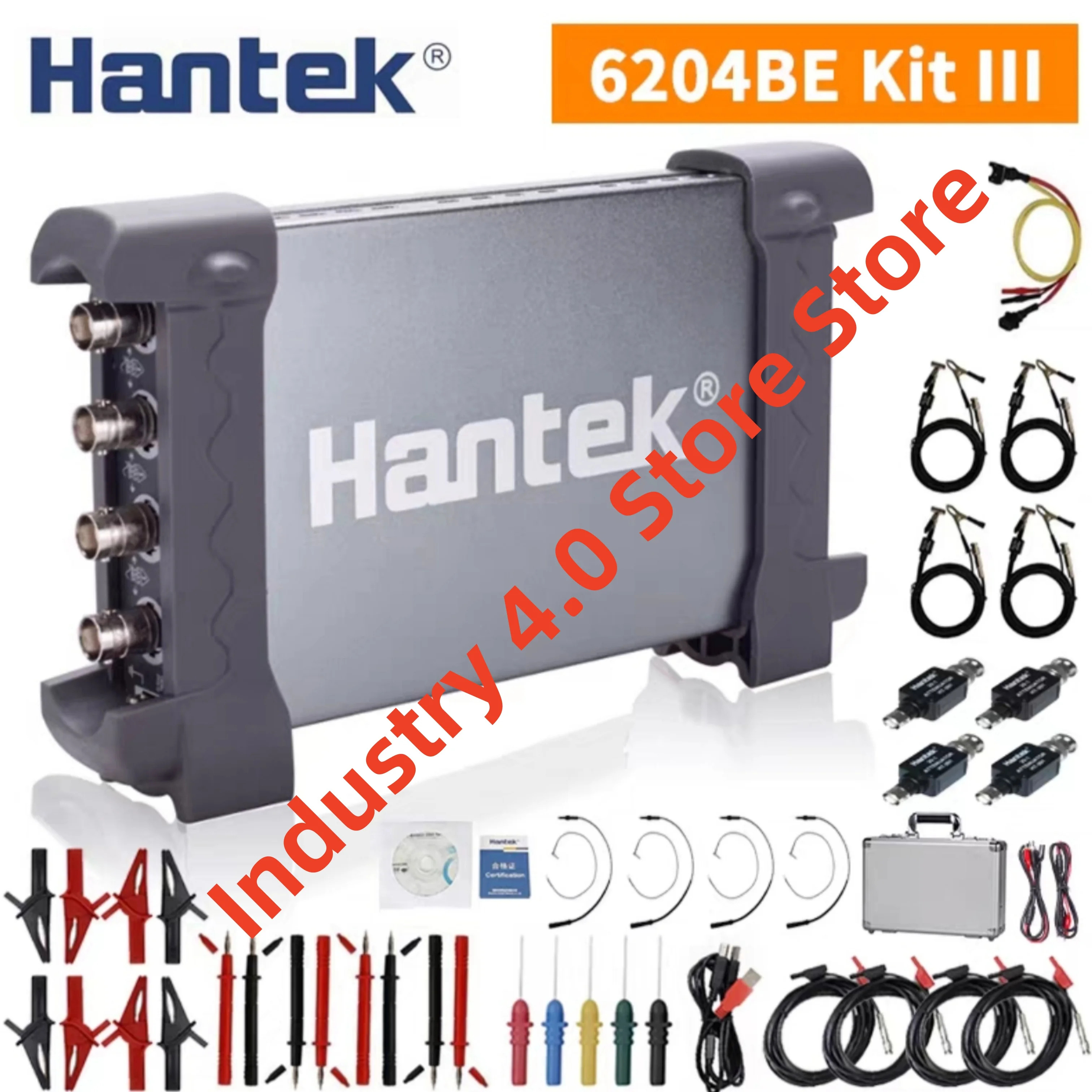 Hantek 6204BE KIT-III 4채널 USB 가상 오실로스코프 원본