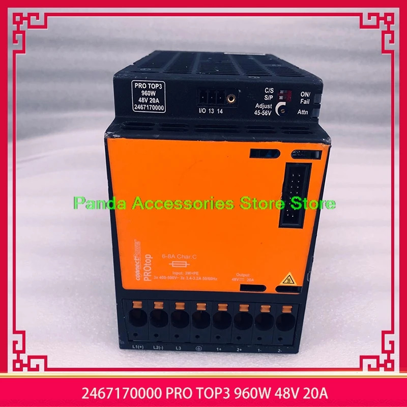 Weidmuller 스위칭 전원공급장치 2467170000 PRO TOP3 960W 48V 20A