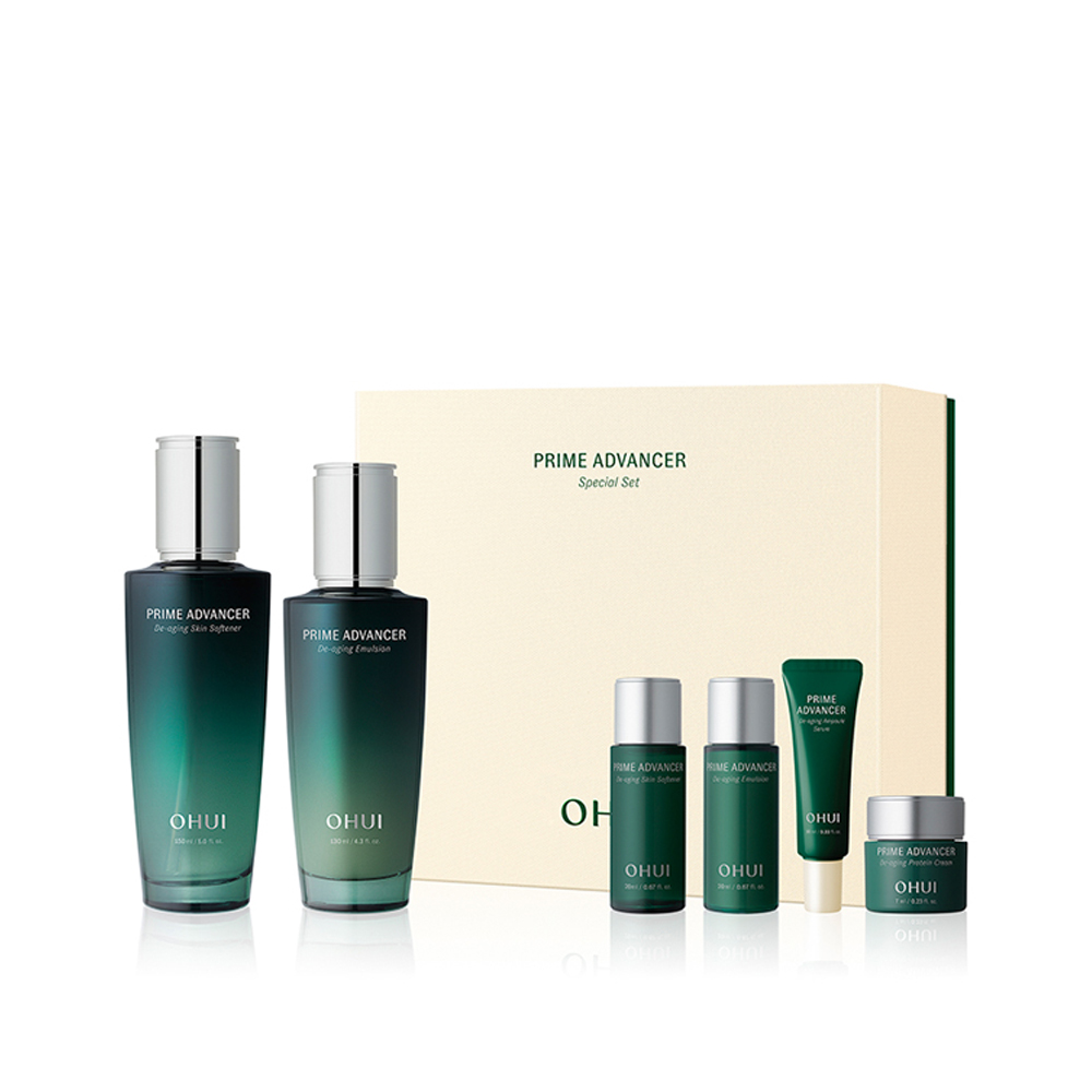 오휘 프라임 어드밴서 디에이징 2종 기획 (스킨150ml+에멀전130ml) 기초세트 - 상품 이미지