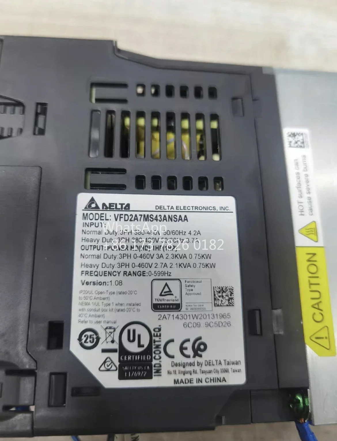 리퍼 MS300 인버터 VFD2A7MS43ANSAA OK