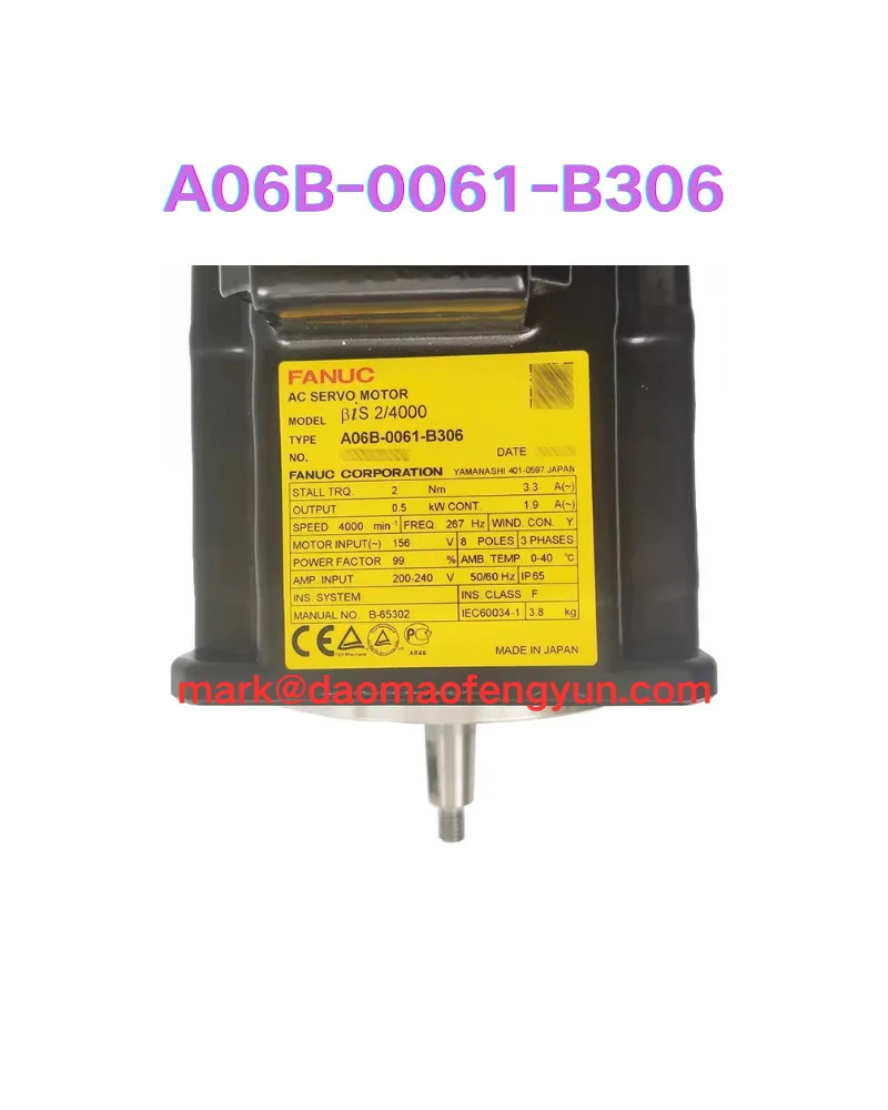 A06B-0061-B306 리퍼 서보모터 OK