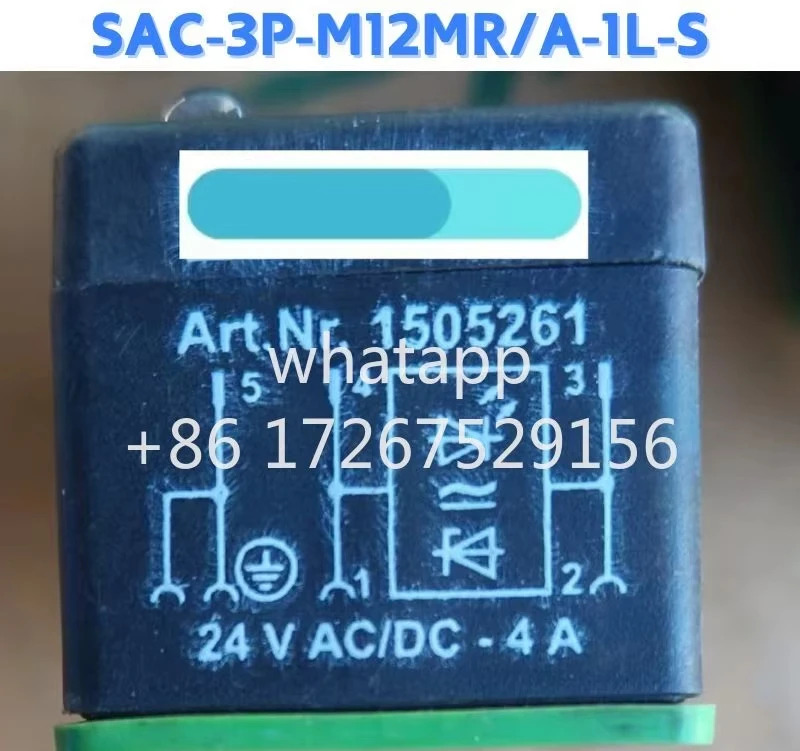 밸브 커넥터 SAC-3P-M12MR/A-1L-S 원본