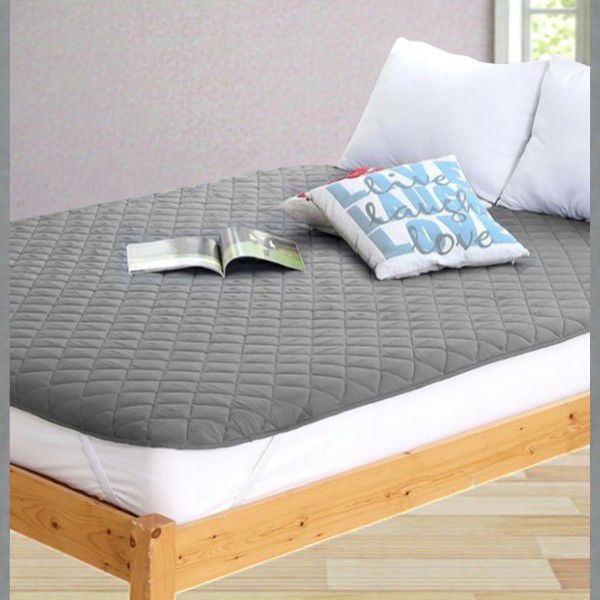 매트리스 누빔 패드 먼지없는 밴딩 패드 사계절 워싱