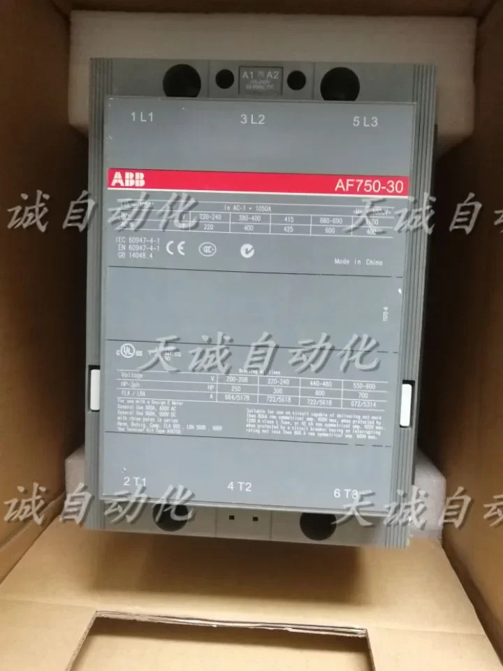 완전AC DC 범코일 전압을 갖춘 ABB AC 접촉기 AF750-30-11