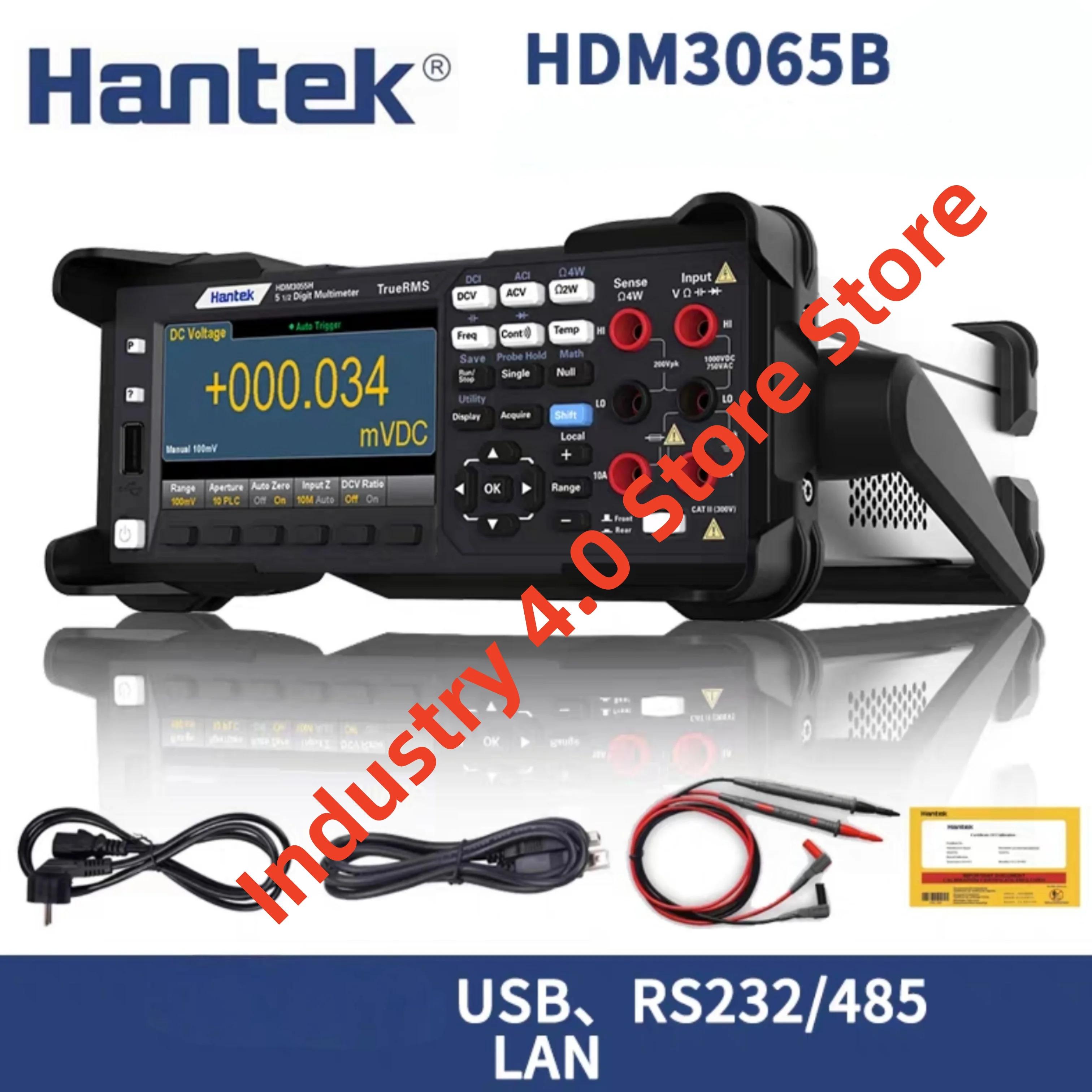 Hantek HDM3065B 6비트 반고정밀 디지털 데스크탑 멀티미터 원본