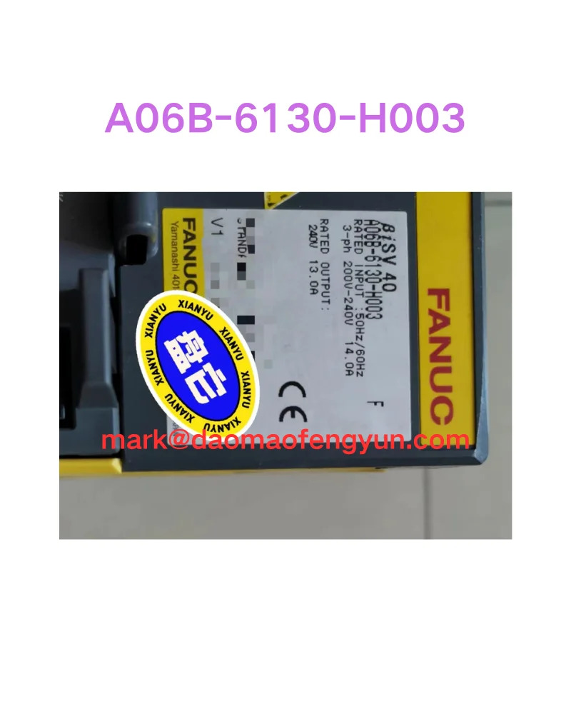 A06B-6130-H003 리퍼 서보 드라이브 확인