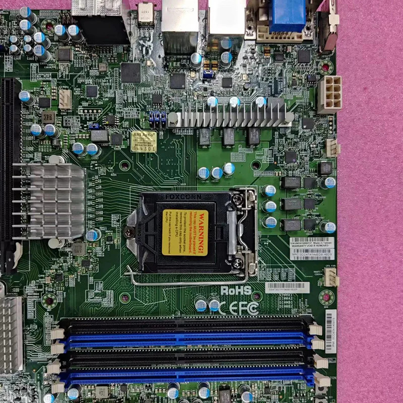 Supermicro 워크스테이션 마더보드X11SAT-F intel호환 C236 LGA-1151 6 SATA3 E3-1200 v6/v5 세대 코어 i3/i5/i7 시리즈
