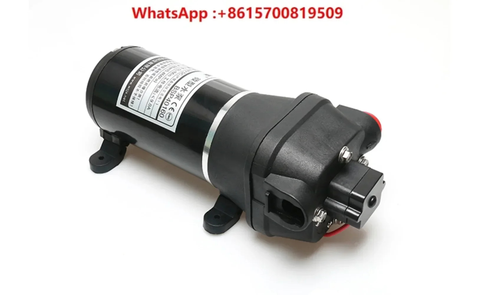 전기 다이어프램 마이크로 워터 펌프 물 순환 소형 펌핑 12V 24V BSP40160