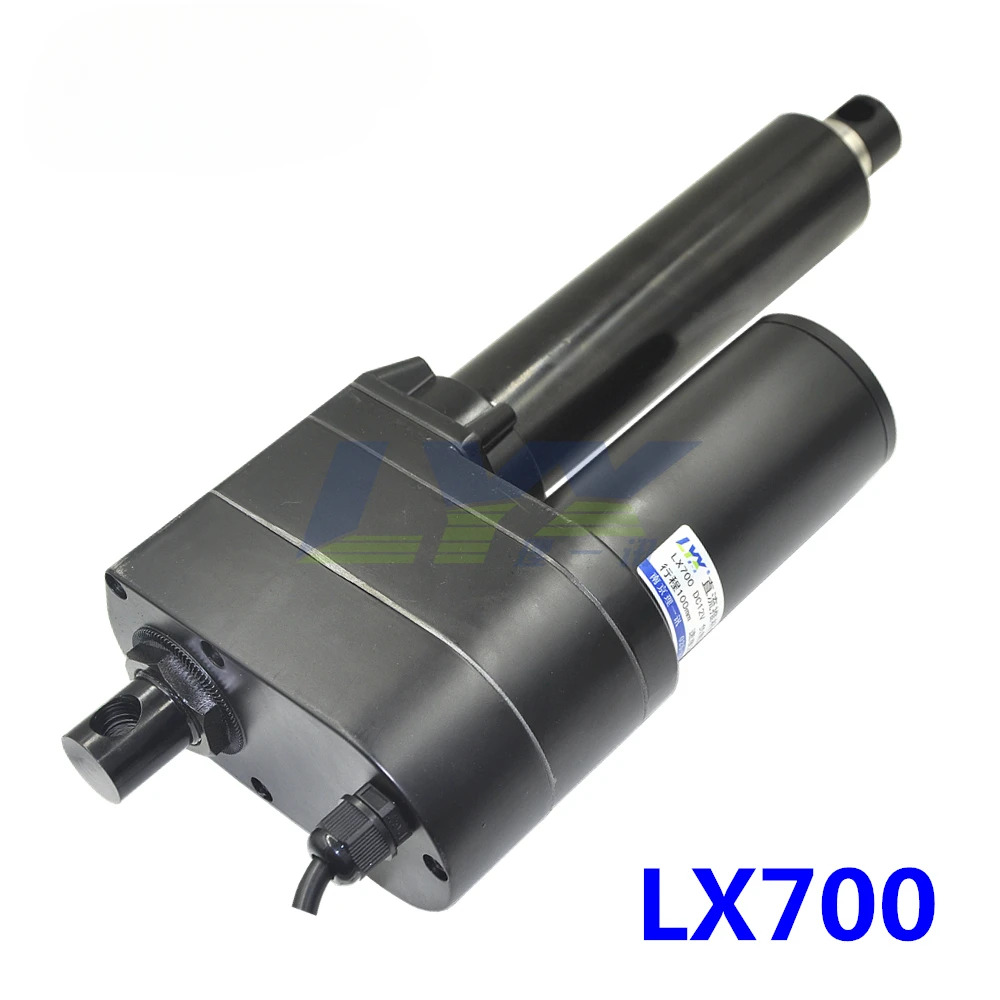 전기 푸시 로드 모터 추력 산업선형 텔레스코픽 LX700 12V 24V 36V 48V