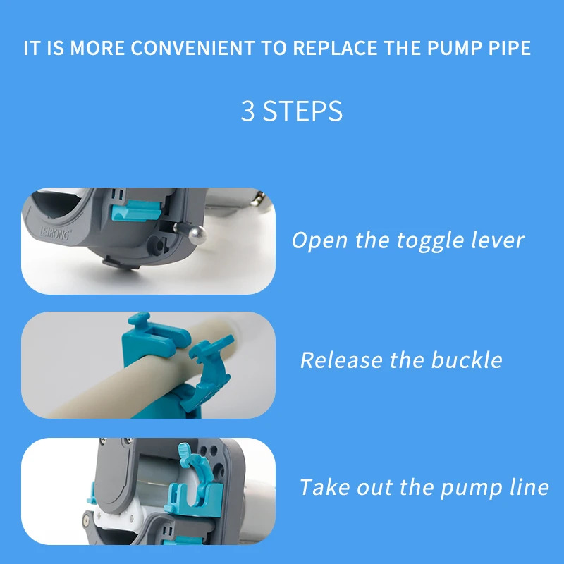 공장 공급 정방향 역방향 속도조절 고유량 연동 펌프