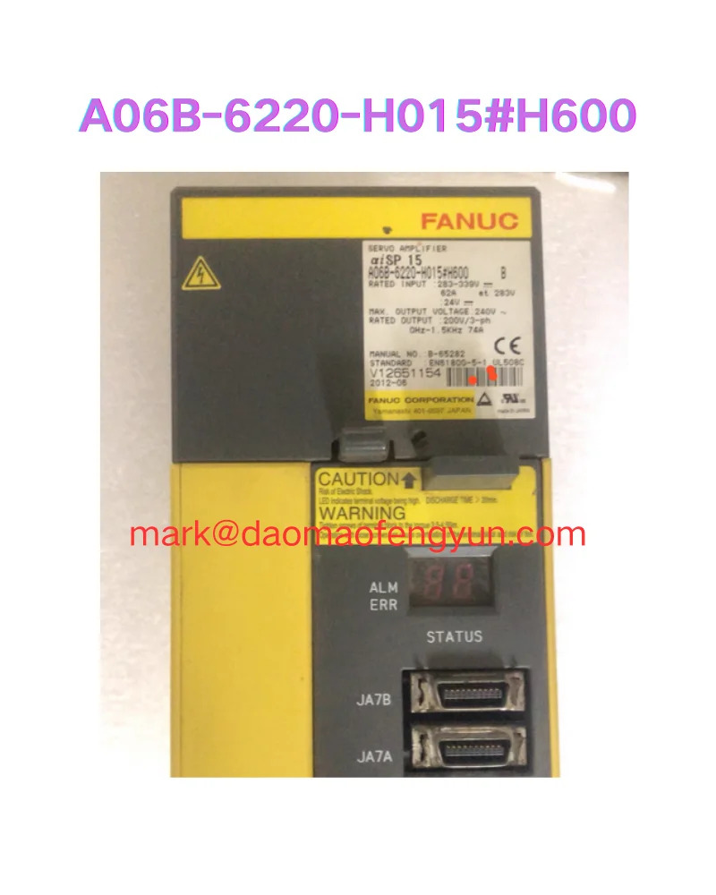 A06B-6220-H015 H600 리퍼 서보 드라이브 OKA06B-6220-H015