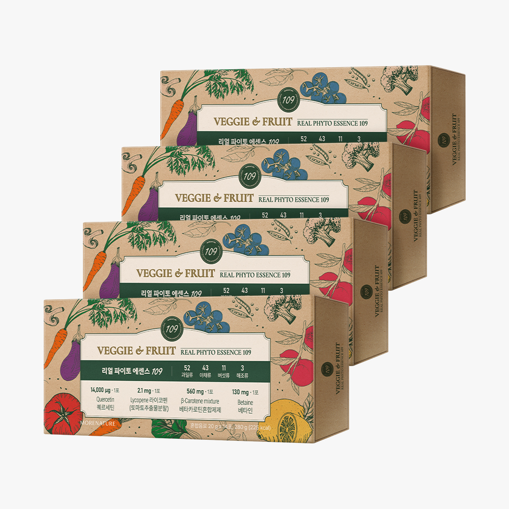 모어네이처 리얼 파이토 에센스 109 베지앤프룻 280g, 4개 맛있게 먹은 솔직 후기 - 대표 이미지