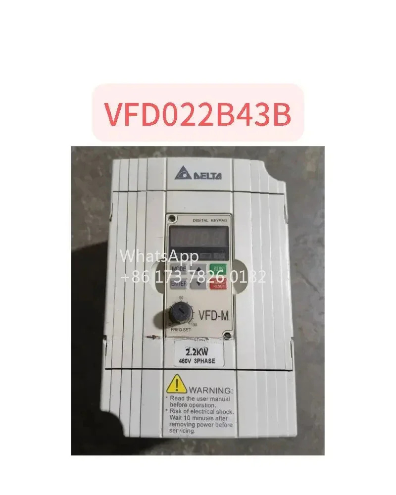 리퍼된 인버터 VFD022B43B 3상 입력 2.2kw 리퍼 기능 정상