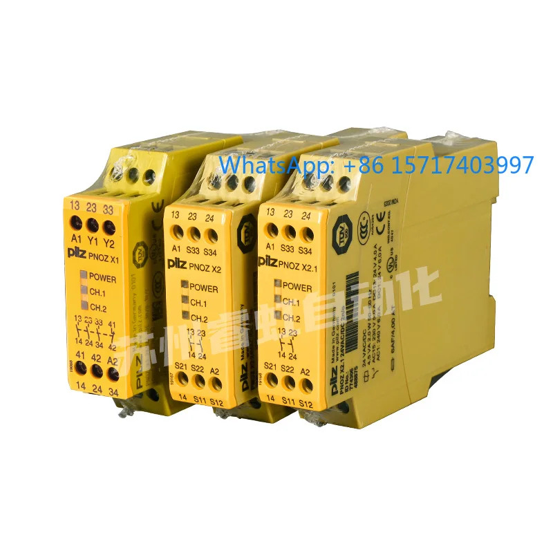 PILZ 오리지널 X1 X2 X2.1 774300 774306 774303 안전 릴레이