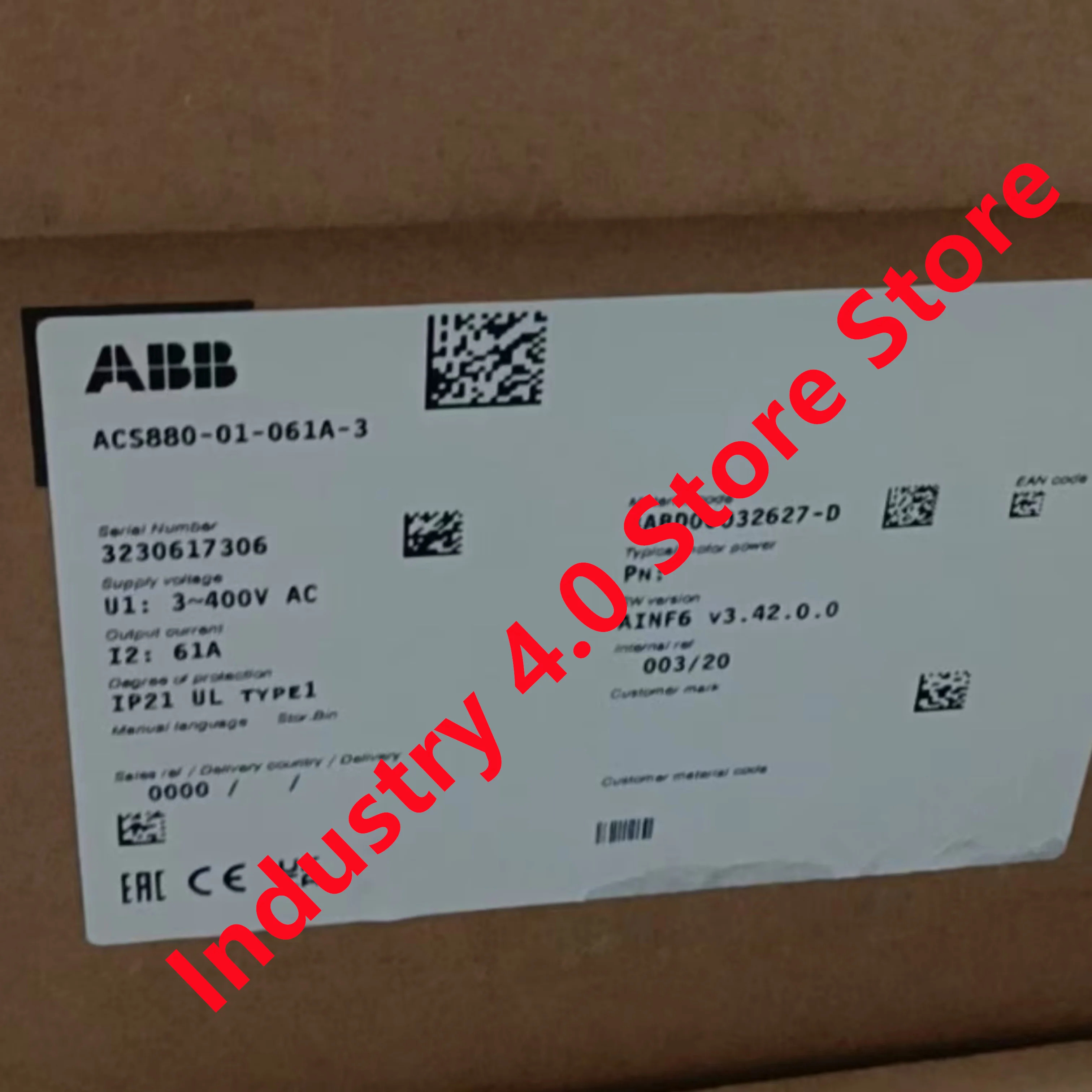 ACS580-01-026A-4 ACS880-01-061A-3 오리지널 신
