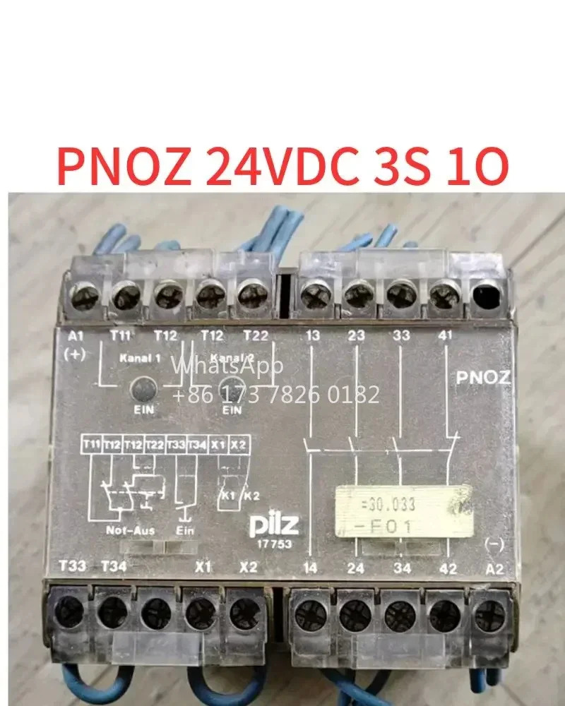 리퍼 PNOZ안전 릴레이 분해. PNOZ 24VDC 3초 1o