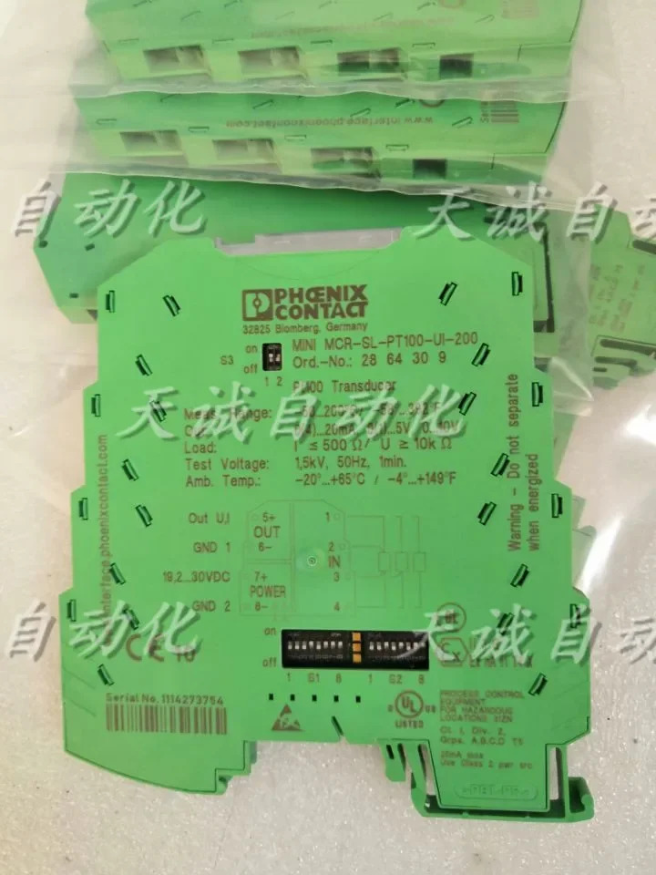 Phoenix 온도 측정 트랜스미터 MINI MCR-SL-PT100-UI-200 2864309