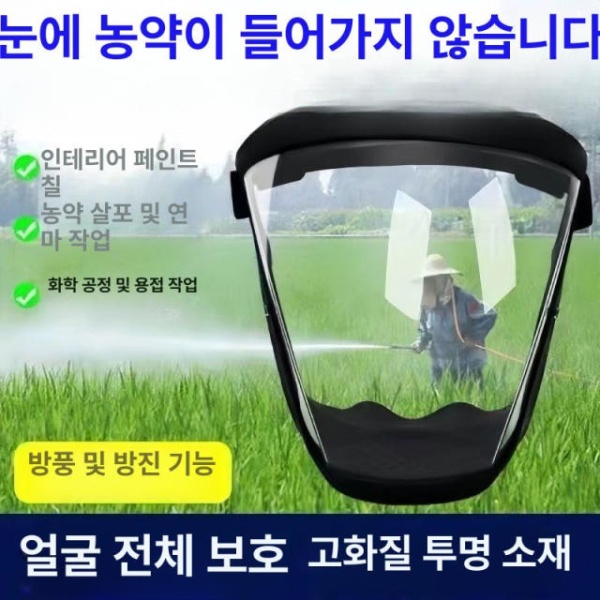 최강방진 마스크 농약 전면 방제 일회용 1세대 L급 보호 1개 1세대 l급 전면 보호 1개 - 상품 이미지