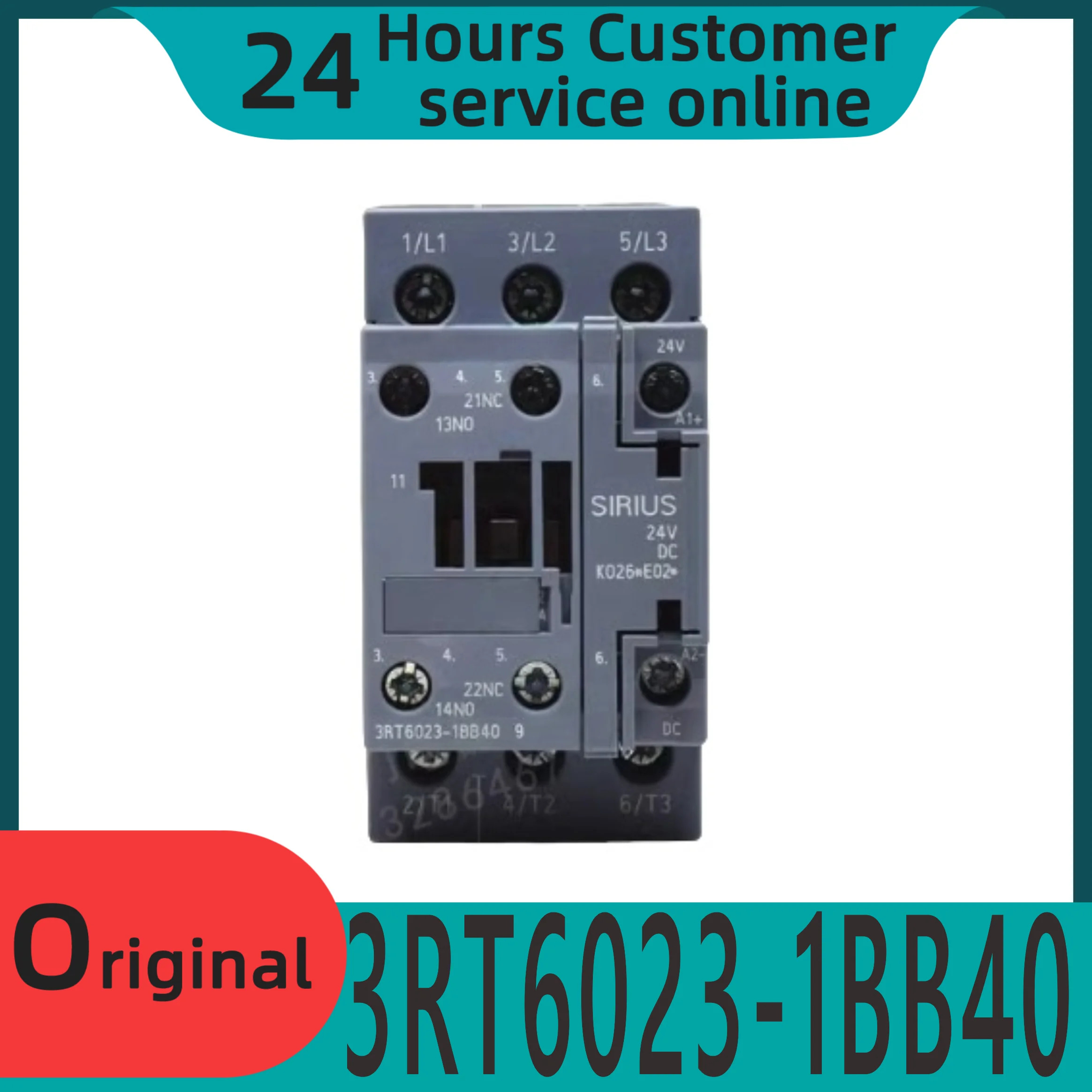 원본 DC 접촉기 3RT6023 6024 6025 6026 6027 6028-1BB40
