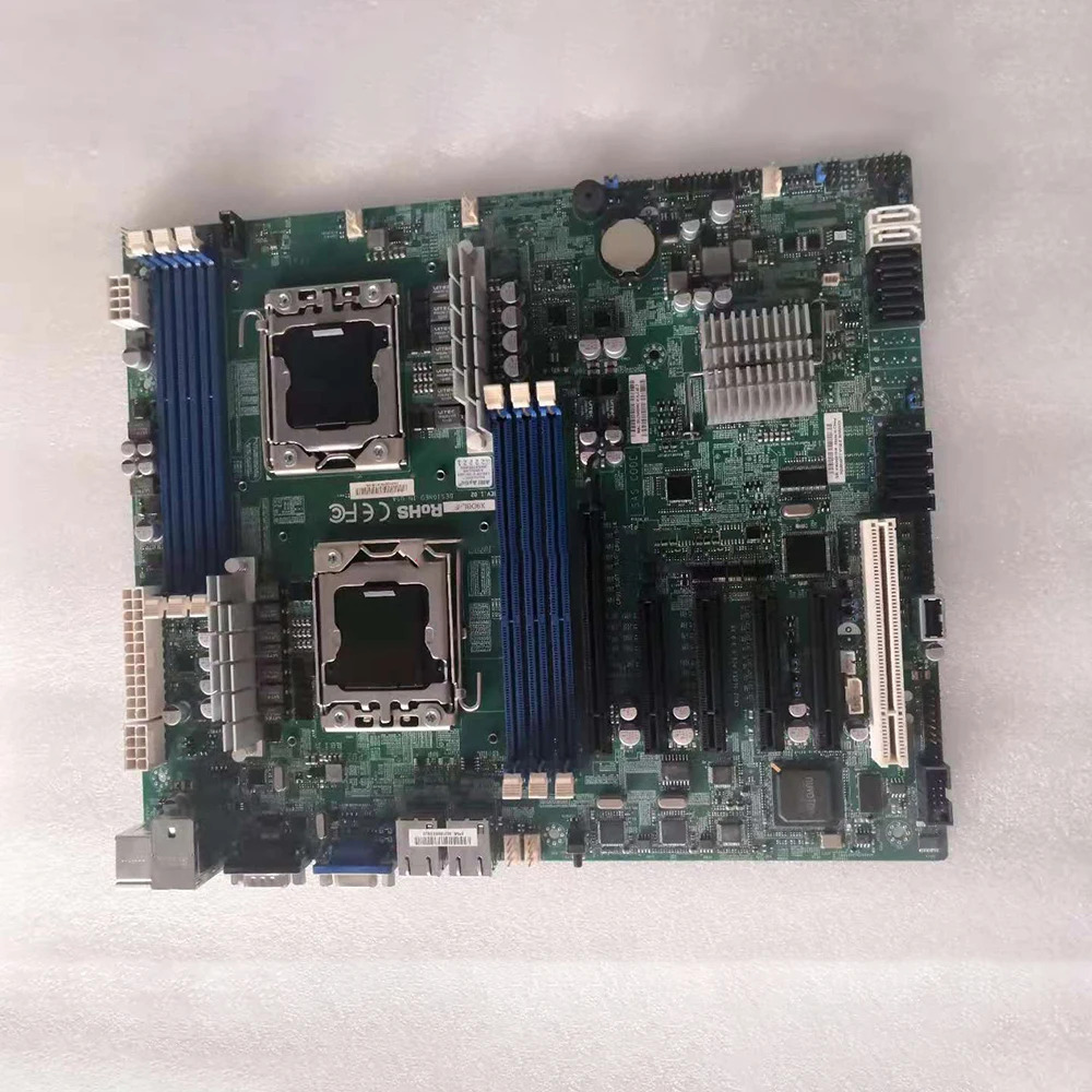 Supermicro 양방향 서버 마더보드 LGA 1356 intel호환 C602 DDR3 Xeon 프로세서 E5-2400 v2 완전 리퍼된 X9DBL-iF