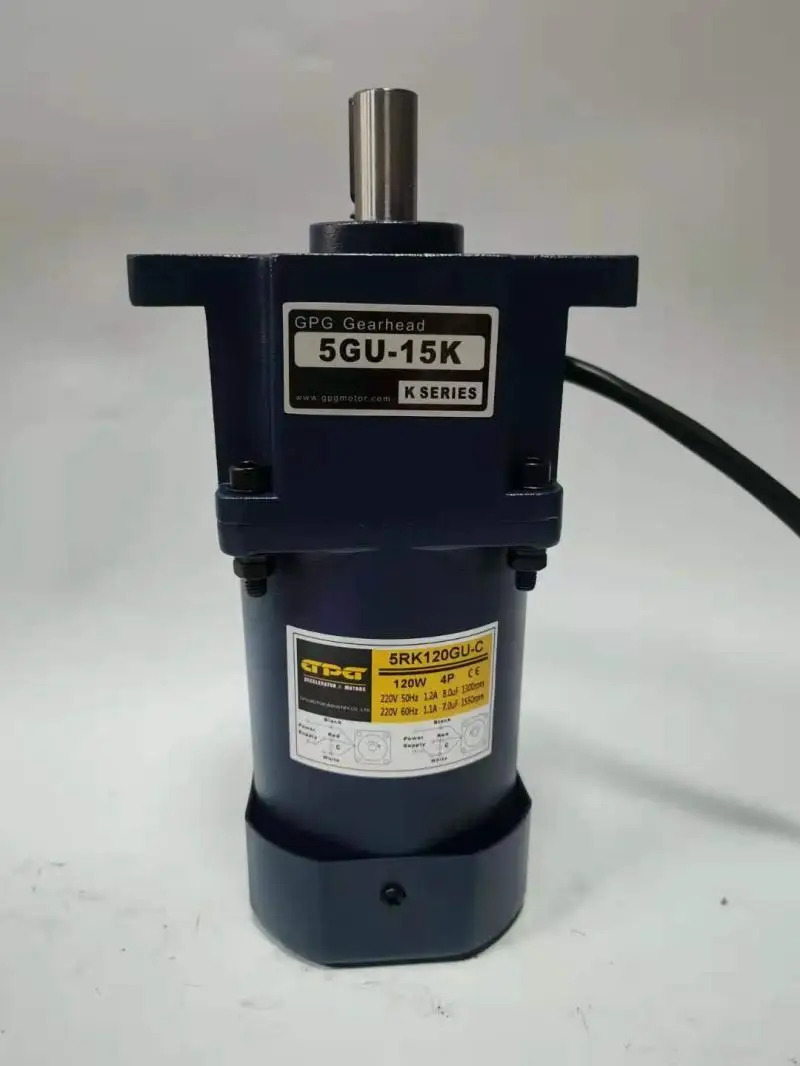 감속 모터 GPG 5RK120GU-C 5GU15K AC 전압 220V 밀봉 기계