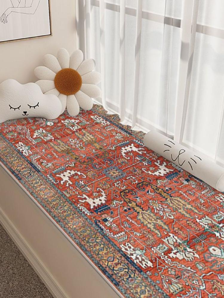 보헤미안 러그 복고풍 패턴 매트 에스닉 카페트 엔틱 A 30x120cm - 상세 이미지 3