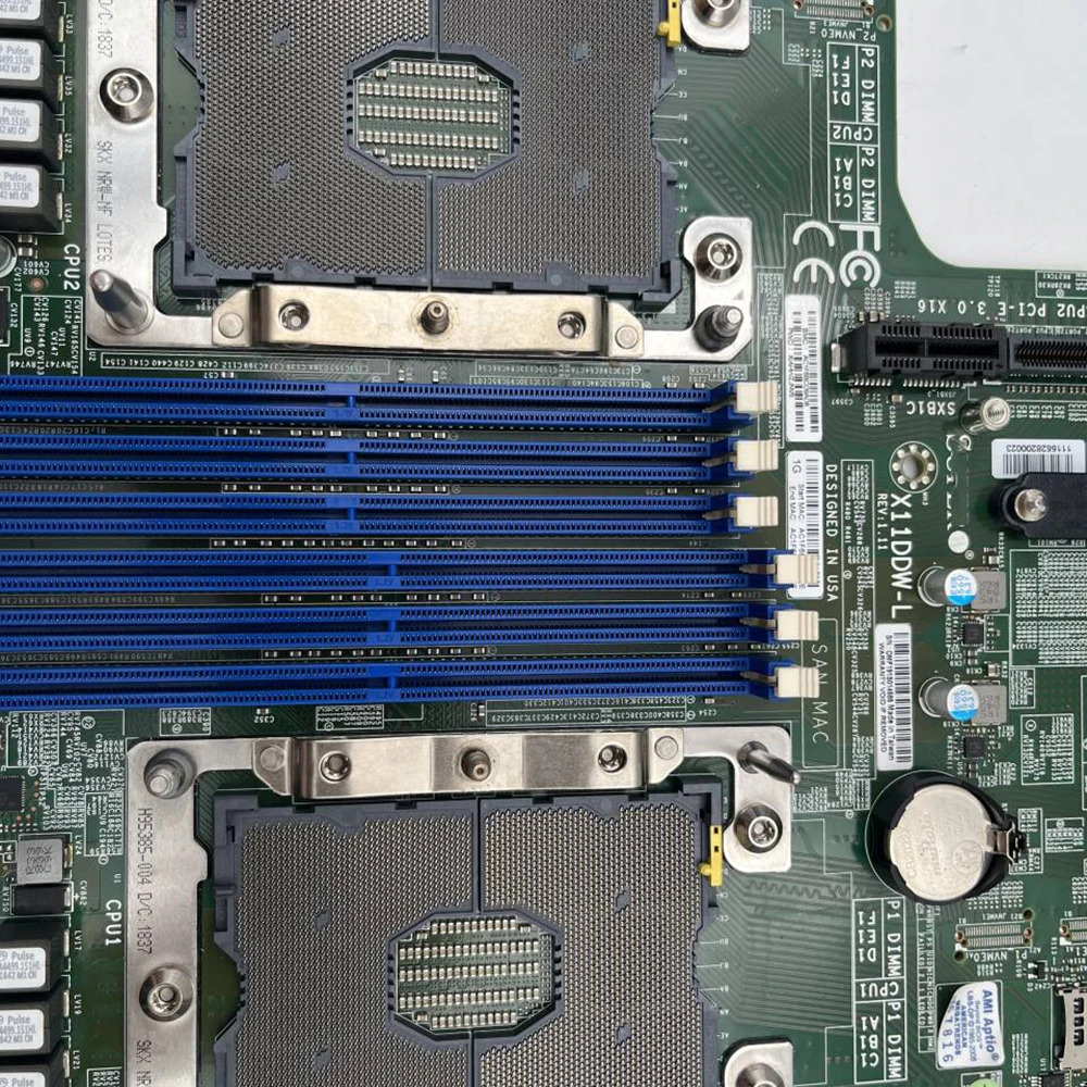 Supermicro X11DDW-L 워크스테이션 마더보드intel호환 C621 LGA-3647 DDR4 PCI-E 3.0