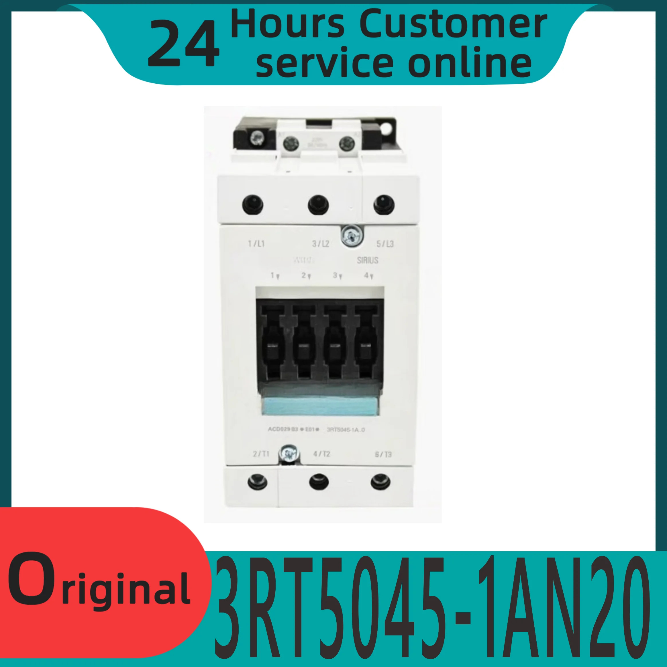 오리지널 AC 접촉기 3RT5045-1AN20 3RT5045-1A 0 220V 80A