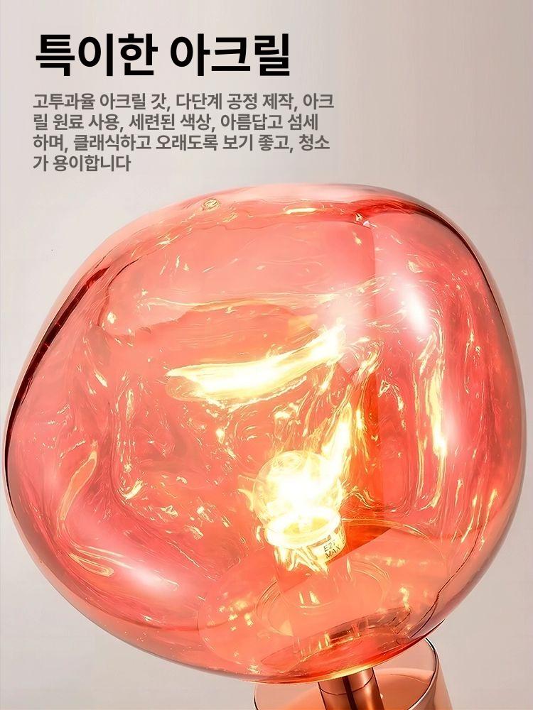 테이블 램프 조명 소형 서재 침실 단스탠드 거실 골드 소형 솔리드 웜 라이트 - 상세 이미지 4