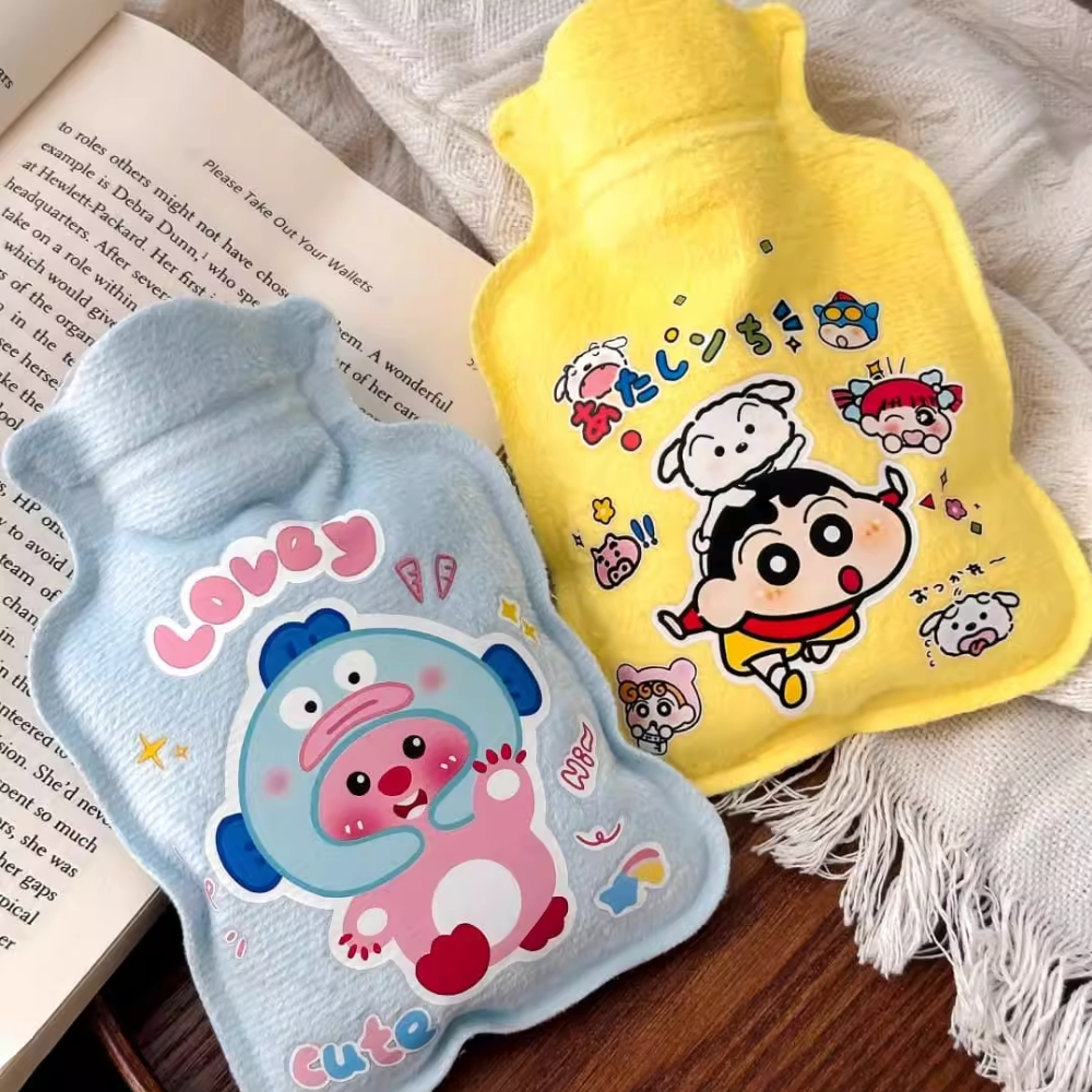 키티 보온 물주머니 온수 찜질팩 핫팩 재사용 캐릭터 극세사 휴대용 생리 복부 온열 다용도 - 상세 이미지 3