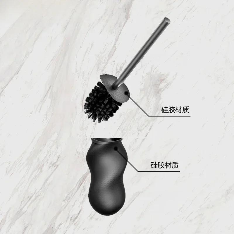 숨겨진 변기 브러시 벽내장된 304 스테인레스 스틸 틈새 브러시를 할 수 있습니다.