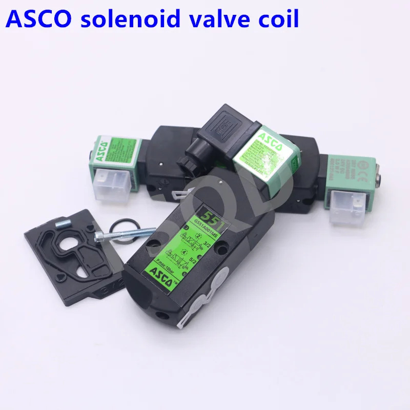 ASCO 솔레노이드 밸브 SCG551A017MS SCG551A001MS G551A002MS G551A017MS G551A018MS 코일