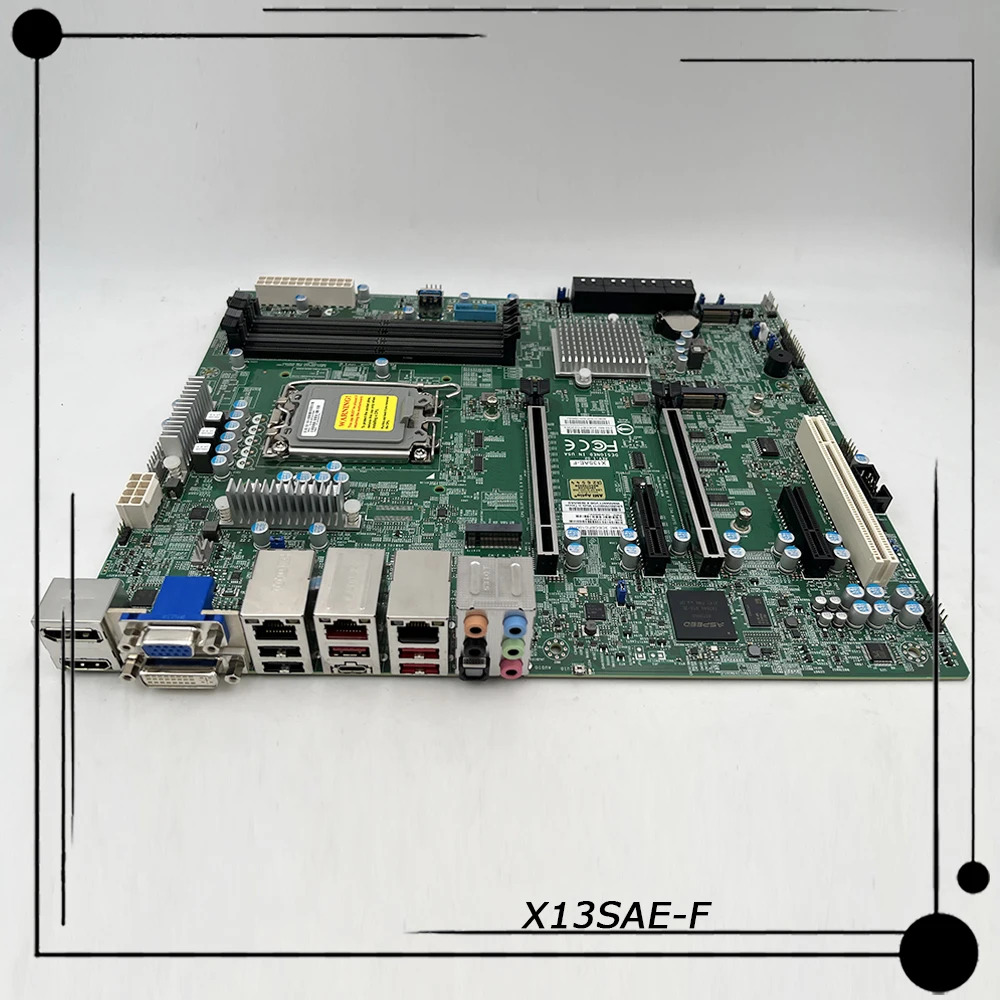 Supermicro 마더보드 대 코어 i9 i7 i5 i3 단일 소켓 LGA-1700X13SAE-F
