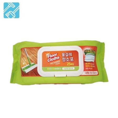 콕스글로리 물걸레 청소포 25매 38X20cm 대형