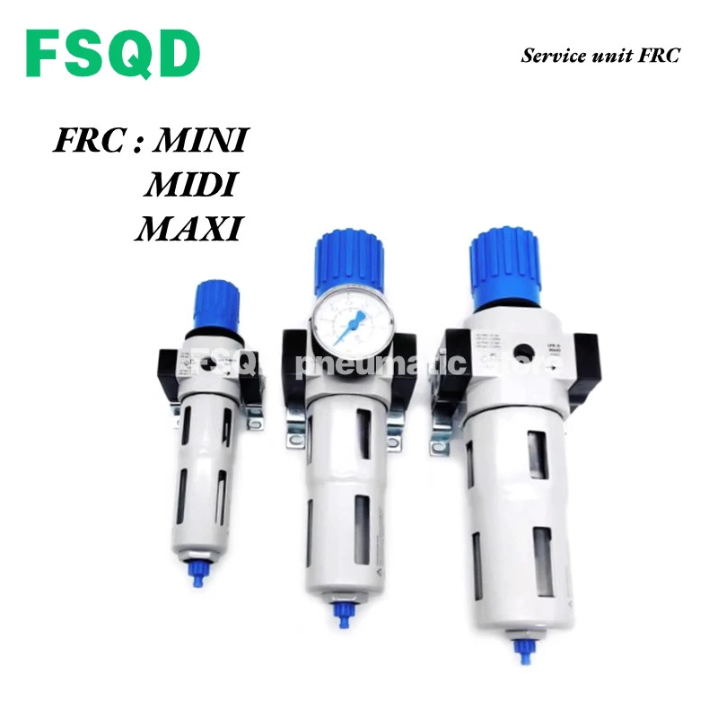 FRC-1/8 1/4 3/8-MINI FRC-3/8 1/2 3/4-MIDI FRC-1/2 3/4 1-MAXI 유닛 FRC 시리즈 공압 공구