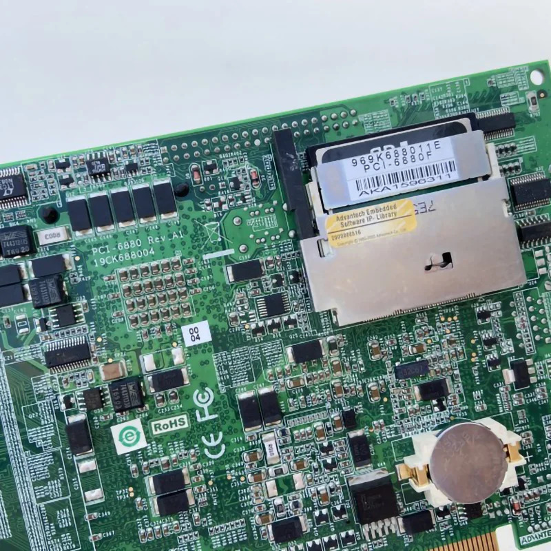 PCI-6880 Rev.A1 반길이 임베디드 보드 PCI-6880F 어드밴텍 산업제어 마더보드완전 리퍼