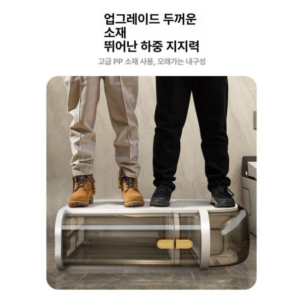 초강력 틈새수납장 높은모델 틈새수납 좁은틈새 서랍형 좁은수납장 면 설치 필요 없음 이층 양면 티슈 포켓 - 상세 이미지 4