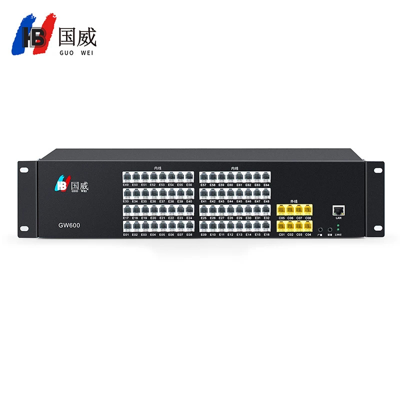 GW600-2 프로 제어 그룹 전화 교환 4 8-in 16 24 32 40 48 56 64 내선