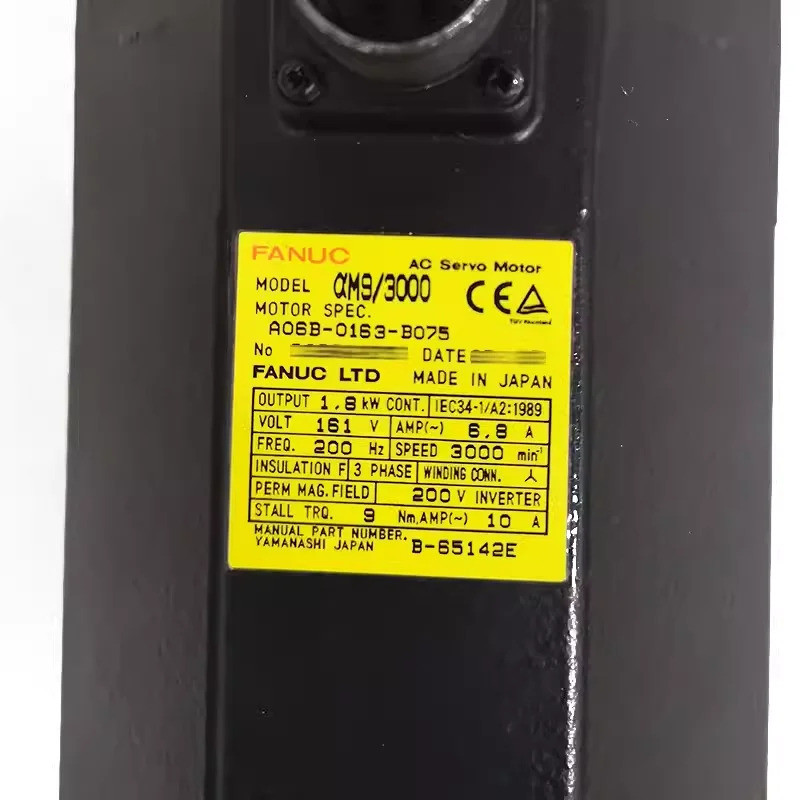 A06B-0163-B075 Fanuc 서보모터 리퍼 완료 Ok A06B 0163 B075